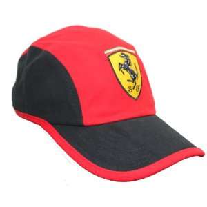 CAP Formula One 1 Ferrari F1 Team NEW Black Peak  Sports 