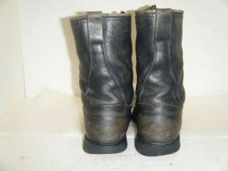 Mens Military Goth Steel Toe Boots sz 10R (#9511)  