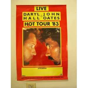  Daryl Hall and John Oates Tour Poster & 1983