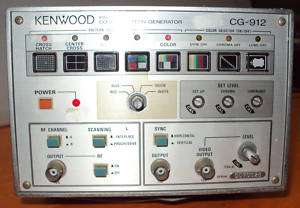 KENWOOD CG 912 PAL Color Pattern Generator  