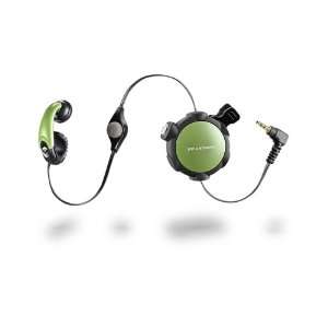  Plantronics MX300 Green/Black Retractable Mobile Headset 