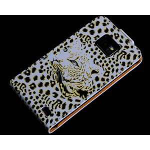 Leopard Flip Leather Hard Case Cover for Samsung Galaxy S2 i9100 SII S 