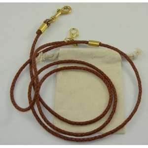  LeashInaBag 3/16 inch Leather Braided Bolo Cord is 6 Ft 