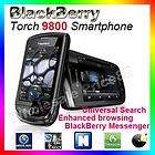 NEW UNLOCKED BLACKBERRY Torch 9800 Slider OS6.0 3G 5MP 4GB GPS WIFI T 