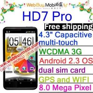  4.3inch capacitive multi touch wcdma 3g android 2.3 os 
