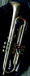 old Ambassador Olds TRUMPET vintage Musical Instrument Band Horn 