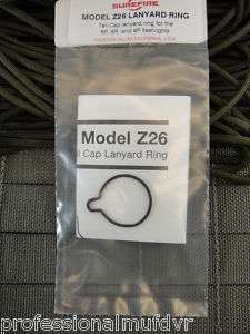 SUREFIRE Z26 Lanyard Ring Fits 6p 9p M3 M2 M4 Z2 Z3 G2 G3 M3T L5 Z2L 