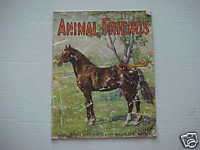Vintage Platt & Munk 37 Animal Friends Linen Book  