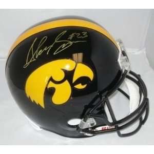 Shonn Greene Signed Helmet   Iowa Hawkeyes FS SI   Autographed NFL 