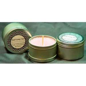 Earl Grey Tea Aromatherapy Palm Wax Paraffin Free TRAVEL CANDLE with 