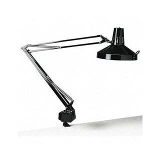   L445BK Professional Fluorescent/Incandescent Swing Arm, Clamp on Lamp
