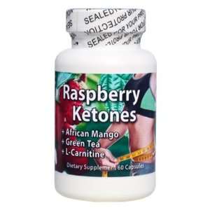 Raspberry Ketones 60 Caps 500mg Per 2 Cap Serving   Now with African 