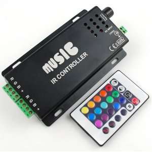  16 Colors Remote Control Sound Sensitive IR LED Music 