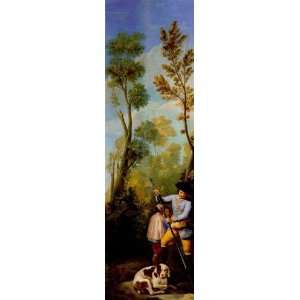  FRAMED oil paintings   Francisco de Goya   24 x 82 inches   Hunter 