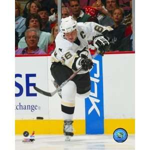  Mario Lemieux   05 / 06 Away Action Finest LAMINATED Print 