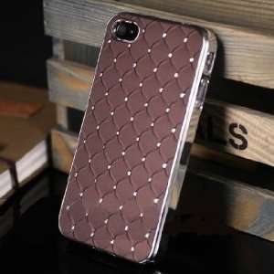   CASE SPOT DIAMOND WATER CUBE BROWN Cell Phones & Accessories
