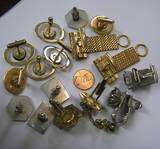 pair Vintage Cufflinks 1 Tack, RHINESTONES & MORE vgc  