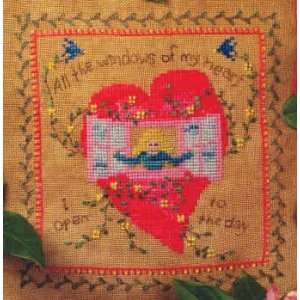  Windows of My Heart (cross stitch) Arts, Crafts & Sewing
