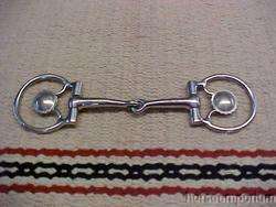 Western Show Snaffle Bit Metalab Partrade with Concho 5  
