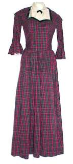 1860S WESTERN FRONTIER PRAIRIE OLD WEST PERIOD DRESS  