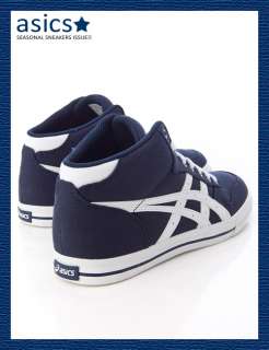 Brand New ASICS AARON MT CV Shoes Navy/White #18  