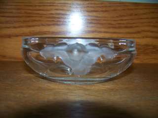 MIKASA Walther West Germany crystal candy dish handles mint condition 