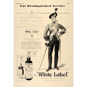  1938 Ad Dewar White Label Scotch Schnley Scotsman Award 