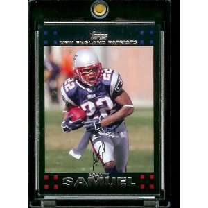   Asante Samuel   New England Patriots   NFL Trading Cards Sports
