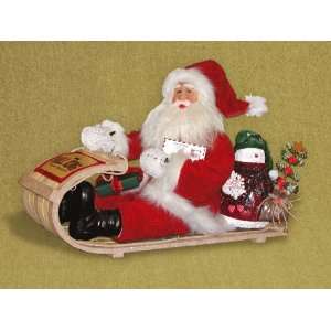  Santa Claus with sled by Karen Didion Originals King of 