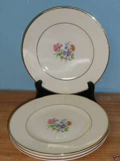 Aberdeen China Plates with gold trim 7 diameter  
