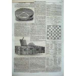   1860 Forcer Westminster Abbey Ancient Cist Chess Board