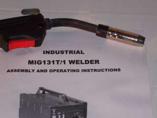 FLUX WIRE WELDER DUAL MIG 131 GAS AND NO GAS  