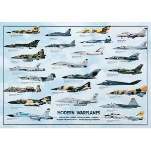  Modern Warplanes Poster   Laminated