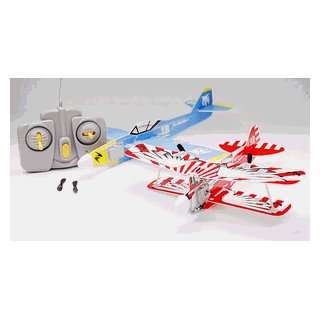   New Air Force Dual R/C Mini Electric Bi Plane/WarPlane Toys & Games