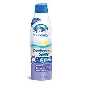  Coppertone CLEAR No Rub Sunscreen, SPF 30   Continuous 