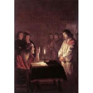   name Christ before the High Priest, By Honthorst Gerrit van Home