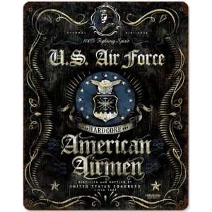  USAF Spirit Allied Military Metal Sign   Victory Vintage 