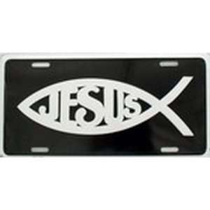  Jesus Fish License Plate Plates Tags Tag auto vehicle car 