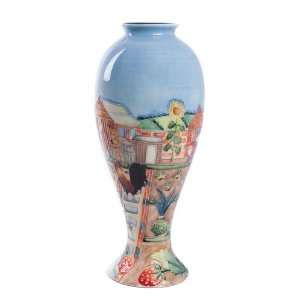  Old Tupton Ware Allotment Ceramic Vase 11 Hand Painted 