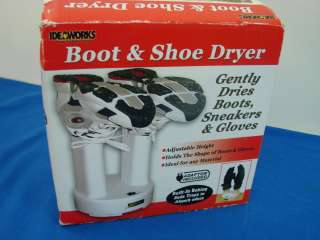   Ideaworks Boot & Shoe Glove Dryer Adaptor Included Absorbs Odor  