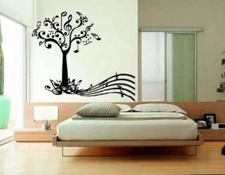 WALL STICKER MURAL VINYL Abstract nature background with birds and 
