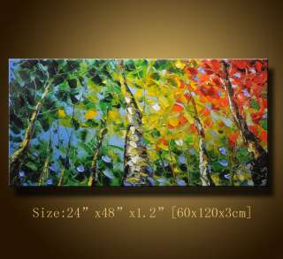CXW .Modern Art Palette Knife Abstract Oil Painting 676  
