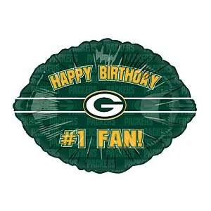 Happy Birthday #1 Fan Green Bay Packers NFL Football 