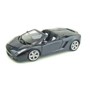  Lamborghini Gallardo Spyder 1/18 Black Toys & Games