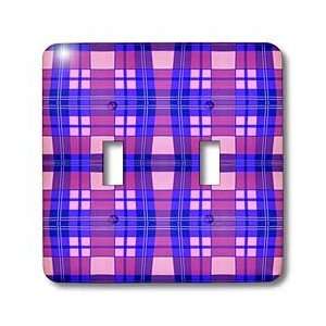 Florene Abstract Patterns   Square Me Fuchsia   Light Switch Covers 