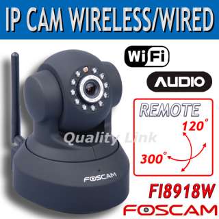 Foscam FI8918W Wireless Pan Tilt IP WiFi Camera Outdoor  