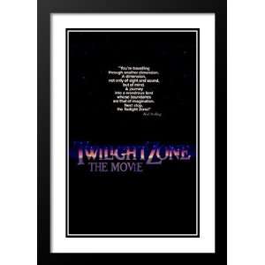Twilight Zone The Movie 20x26 Framed and Double Matted Movie Poster 