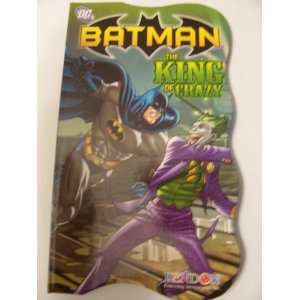  DC Comics Batman Shaped Board Book ~ The King of Crazy (2011 