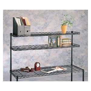  Metro 48x12 Ledge Shelf Black Furniture & Decor
