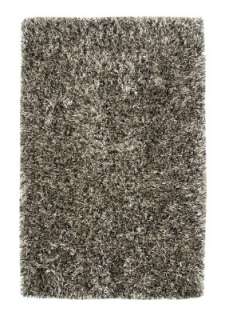 Beige Gray Shag Handmade Polyester Yarn Area Rug  